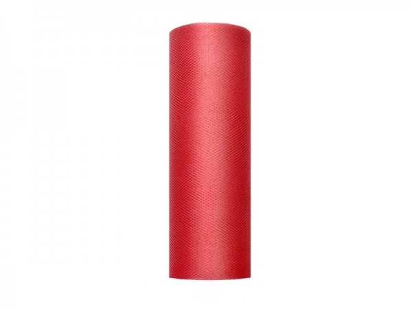 9m Tüllstoff in Rot 2