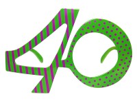 Crazy 40th Birthday Partybrille