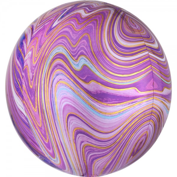Marblez Orbz Ballon lila 38 x 40cm