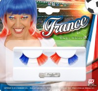 Frankreich Fan Wimpern