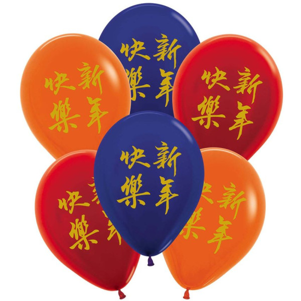 6 Neujahrsfest Chunjie Ballons