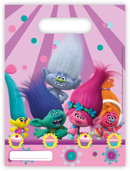 6 Party Trolls Geschenktüten