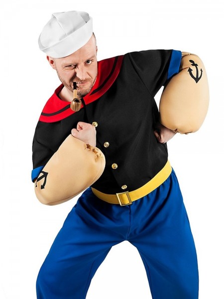 Popeye Muskelprotz Herrenkostüm