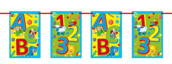 Schulstart ABC Wimpelkette 6m