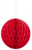 Wabenball Lumina rot 10cm