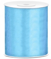 25m Geschenkband himmelblau 10cm breit