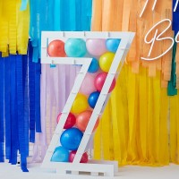 Vorschau: Befüllbarer Zahl 7 Ballonstand