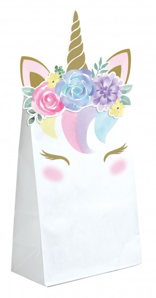 8 Princess Unicorn Geschenktüten