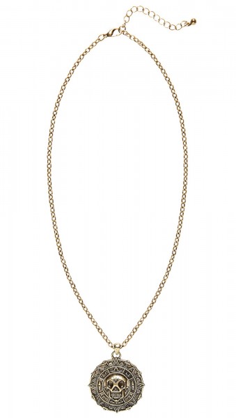 Tödlicher Kurs Kompass-Kette Mit Totenköpfen