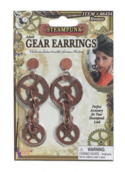 Bronze Steampunk Ohrringe