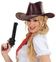 Nähten Cowboyhut Braun