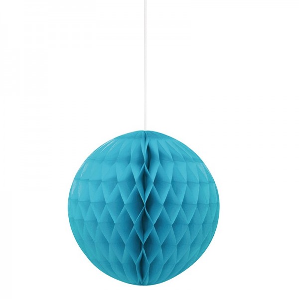 Deko Wabenball Türkisblau 20cm
