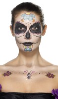 Tag Der Toten Make Up Und Klebetattoo Set