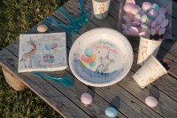 20 Zookinder Anniversaire Servietten 33cm