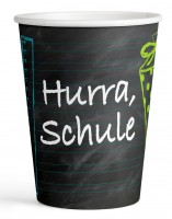 8 Endlich Schule Pappbecher 250ml