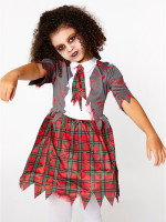 Walking Zombie Schulmädchen Kostüm