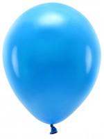 100 Eco Pastell Ballons blau 30cm