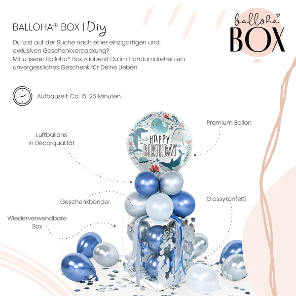 Balloha Geschenkbox DIY Under the sea birthday XL 3