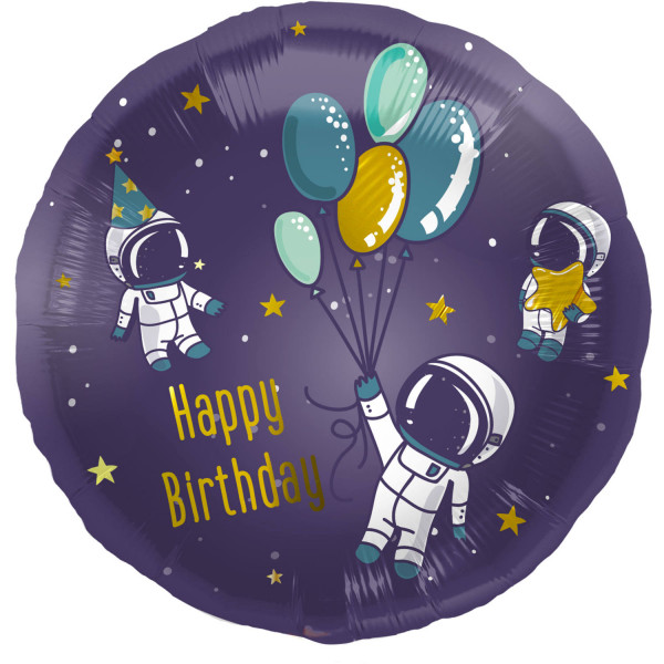 Astronauten Geburtstag Folienballon 45cm