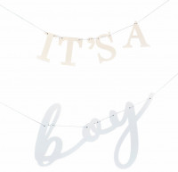 Vorschau: Sweet little boy Babyparty Girlande