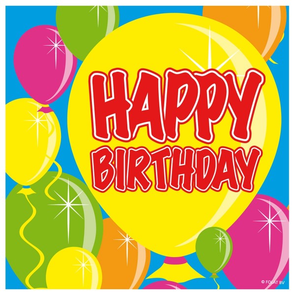 20 Spectacular Happy Birthday Servietten 25cm