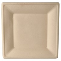 50 Zuckerrohr Teller Carmen natur 26 x 26cm