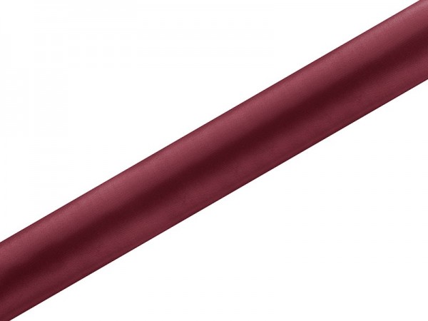 Satin Stoff Eloise bordeauxrot 9m x 36cm