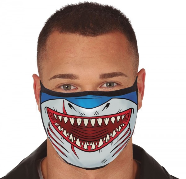 Haifisch Mund-Nase-Maske