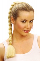 Blonde Flechtzopf Haarverlängerung