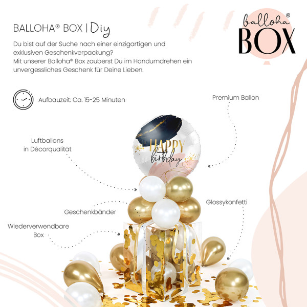 Balloha Geschenkbox DIY Modern Birthday Vibes XL 3