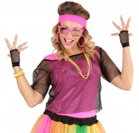 Vorschau: 80er Jahre Punk Netzshirt Für Damen