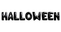 Folienballon Halloween Schriftzug 40cm