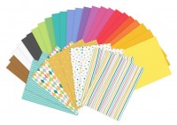 A4 Bastelpapier Set 34-teilig