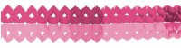 2 Shiny Pink Papiergirlanden 2m