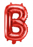 Roter B Buchstabenballon 35cm
