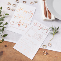 10 Märchenhochzeit Ratschlagkarten 20 x 10cm