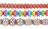 Rainbow Girlanden 3-Teilig 12-18x400cm