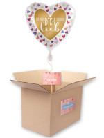 Ich hab dich so lieb Herz Folienballon 43cm