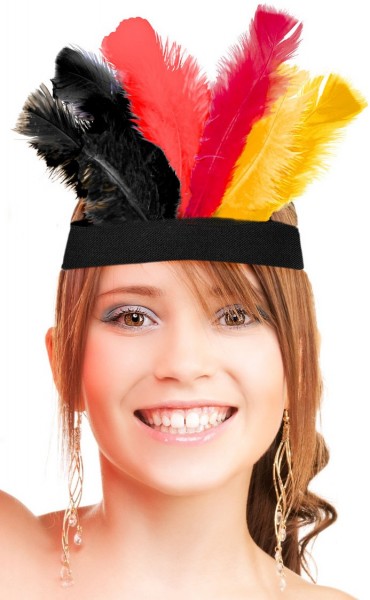 Deutschland Feder Stirnband