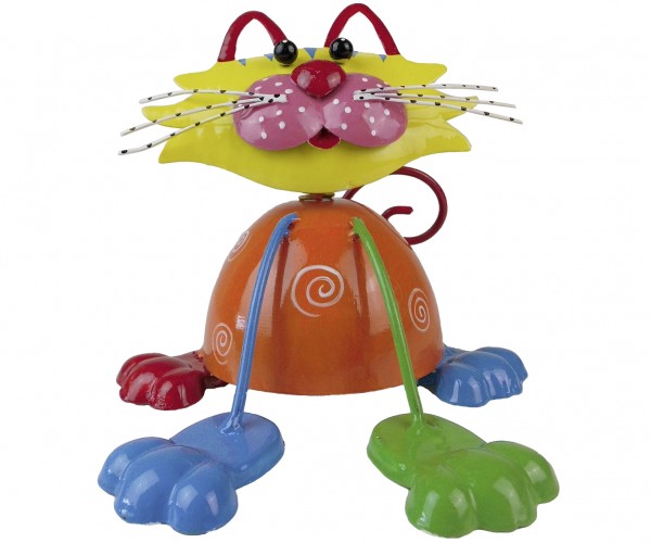 Katze Milan Blechfigur 15x15x14,5cm