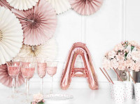 Vorschau: Folienballon A roségold 35cm