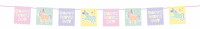Glady Unicorn Wimpelkette 6m