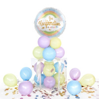 Vorschau: Balloha Geschenkbox DIY Konfirmation pastell XL