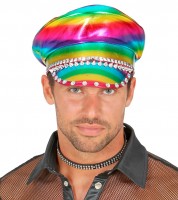 Regenbogen Rocker Mütze