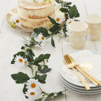 Margeriten Blumengirlande Oster-Brunch 1,8m