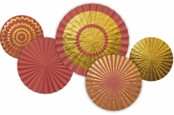 5 Golden Dusk Wabenfächer