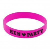 Ladies Night Hen Party Gummi Armaband Pink