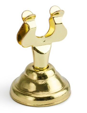 Kartenhalter Delphi gold 4cm