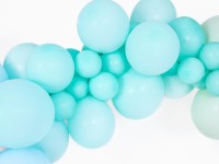 Vorschau: 50 Partystar Luftballons minttürkis 27cm