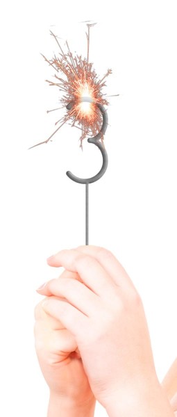 Wunderkerze Zahl 3
